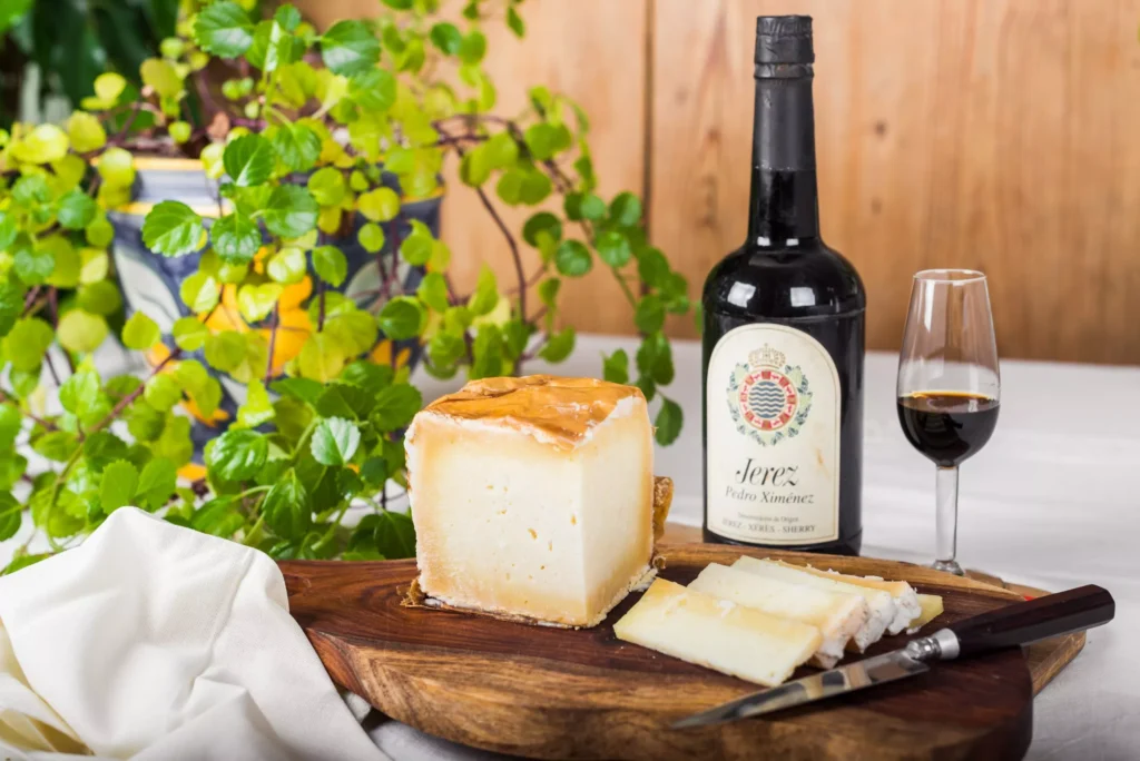 vino y queso manchego